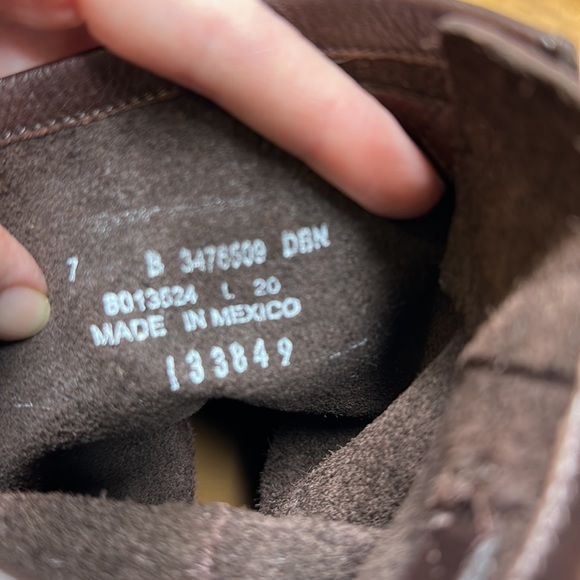 FRYE Veronica Slouch Redwood Short Leather Boots - Picture 6 of 6